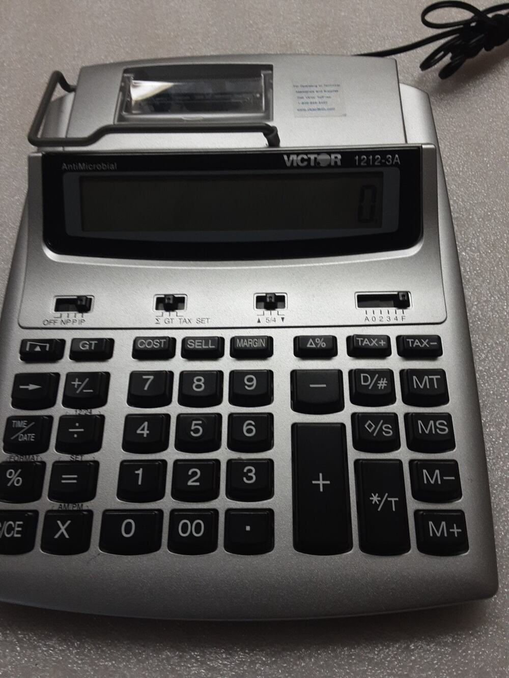 Victor 1212-3A Printing Calculator Tested & Verified Working